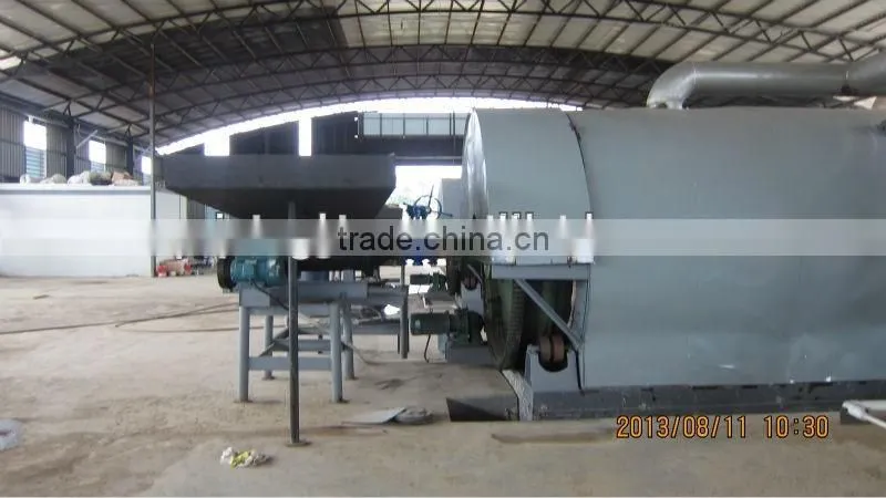 2014 Best selling environmental friendly waste tyre pyrolysis machine with ISO9001