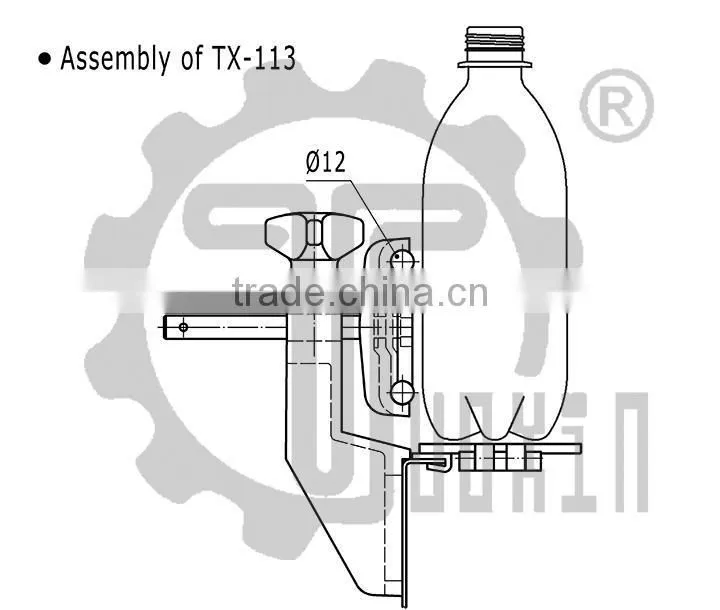 TX-112 Connecting Clamps C-Double Clamp