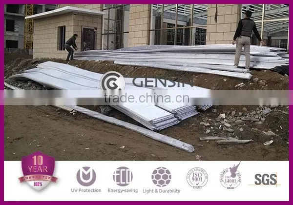 High Impact Strength Honeycomb Polycarbonate Roofing System/ U-lock Profile Sheet