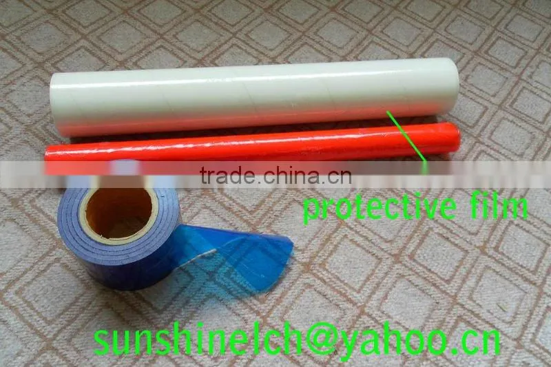 adhesive glass protective film in red color