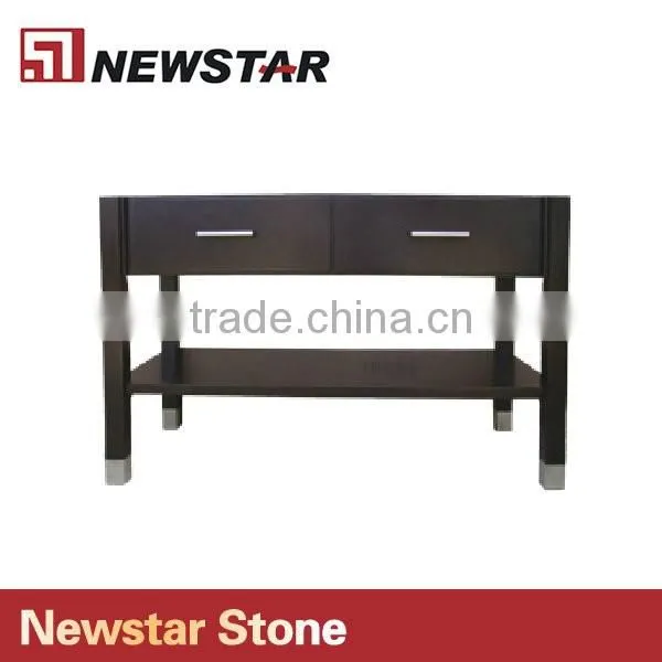 Simple design solid wood bathroom vanity table