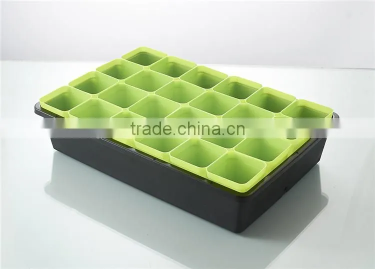 Plastic 24 Divided Plant Flower Pots