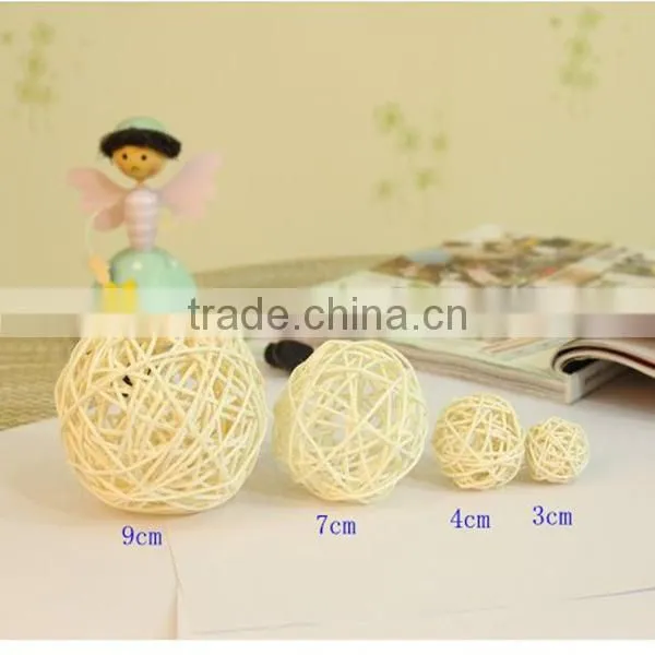 2016 new beautiful cheap wicker ball decorations