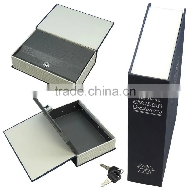 Factory Wholesale Dictionary Metal Secrect Book Hidden Money Safe Box