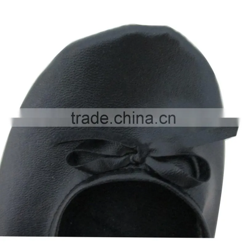Sping Indoor comfortable fold up shoes roll up ballerina ballet