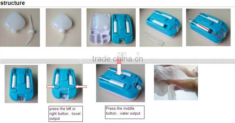 2016 Hot Magic Coin Wet Facial Tissue Towel Dispenser
