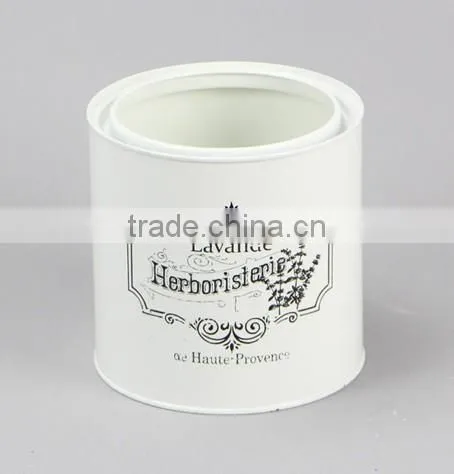 2016 new style metal round custom printed tin box for gift