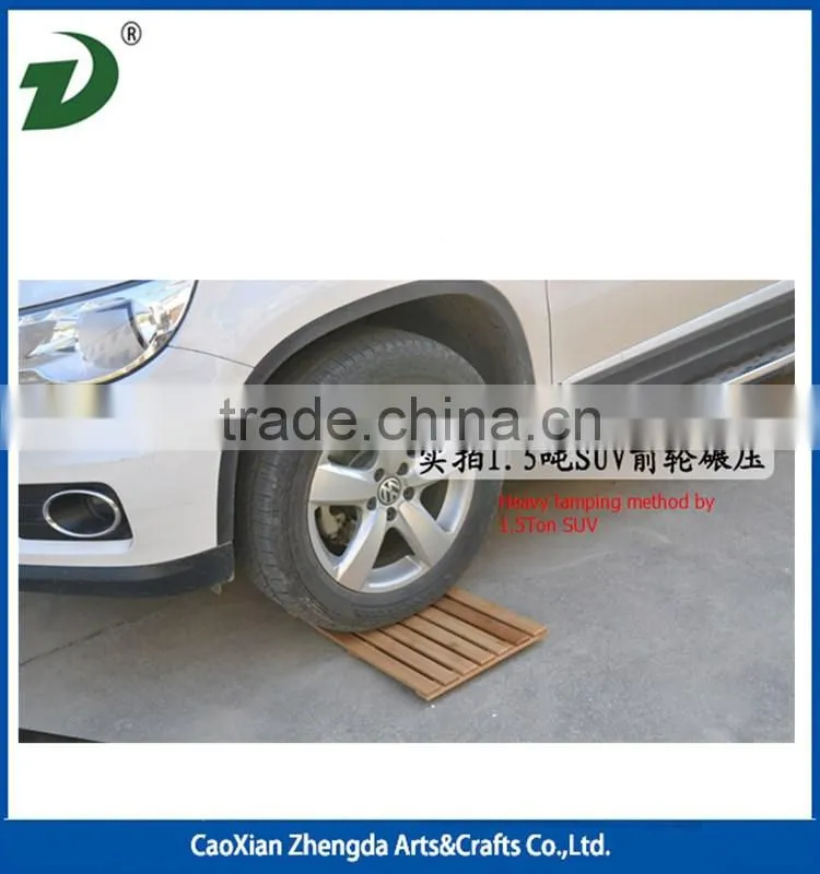 Fancy bamboo / wooden bath mat / shower floor / shoe tray