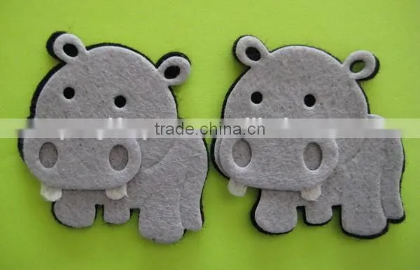 hot sale eco friendly new products promotional gift cute felt scrapbooking china fabric pig on alibaba express