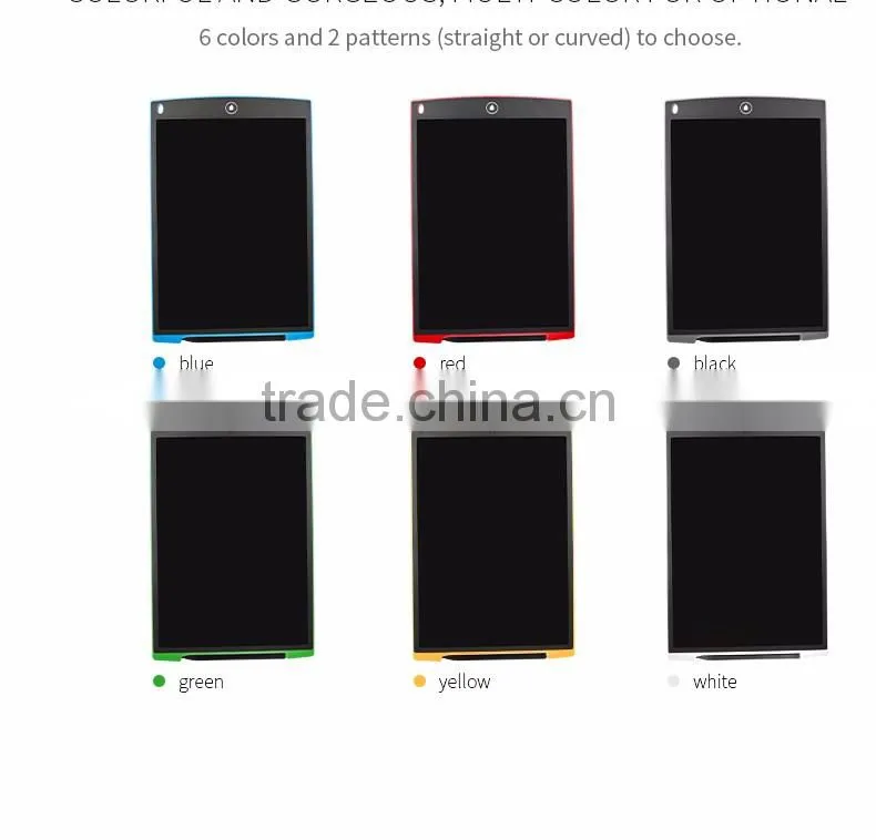 12 inch paperless LCD writing tablet/board for kids/home/office/teaching