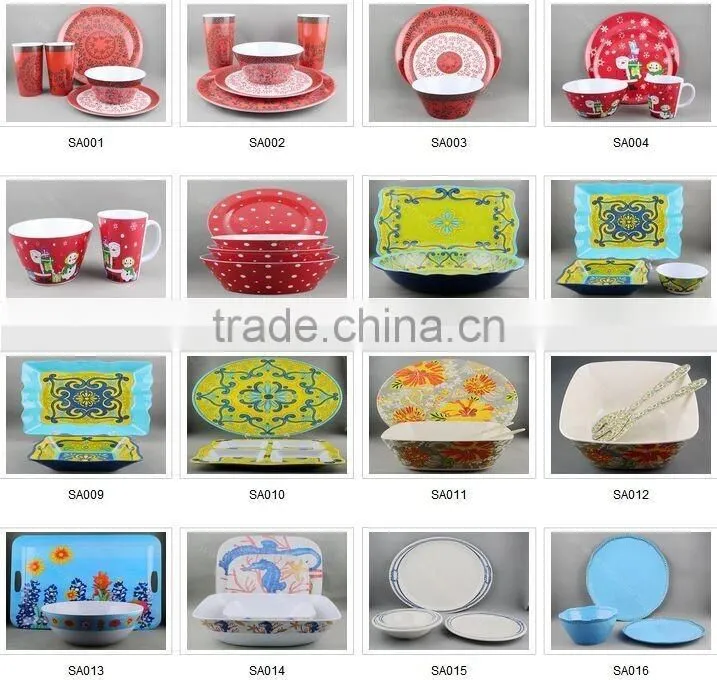 Melamine Ice Cream Cup Design Plate