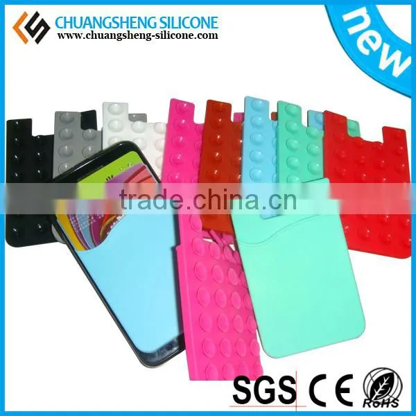 1 Pcs Anti-slip Silicone Suction Cup Mat Phone Holder Rectangle Sucker for cellphone