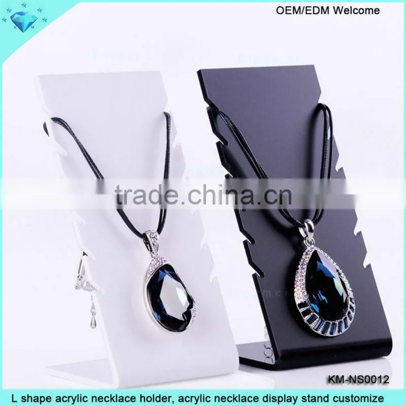 acrylic necklace holder, acrylic necklace display stand can holder 4pcs necklace