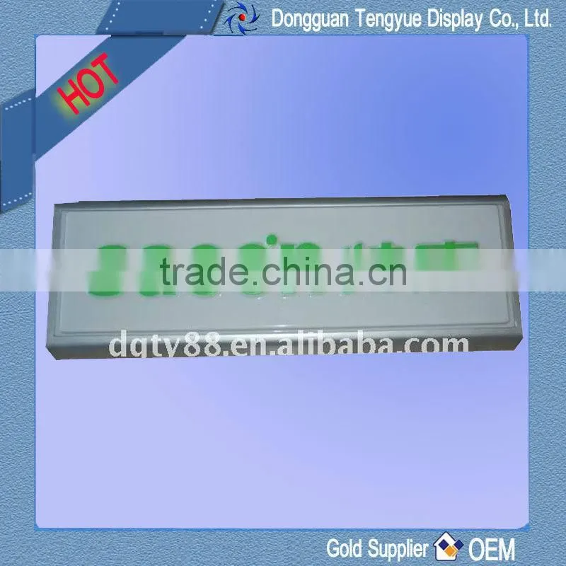 outdoor of plastic advertising signs
