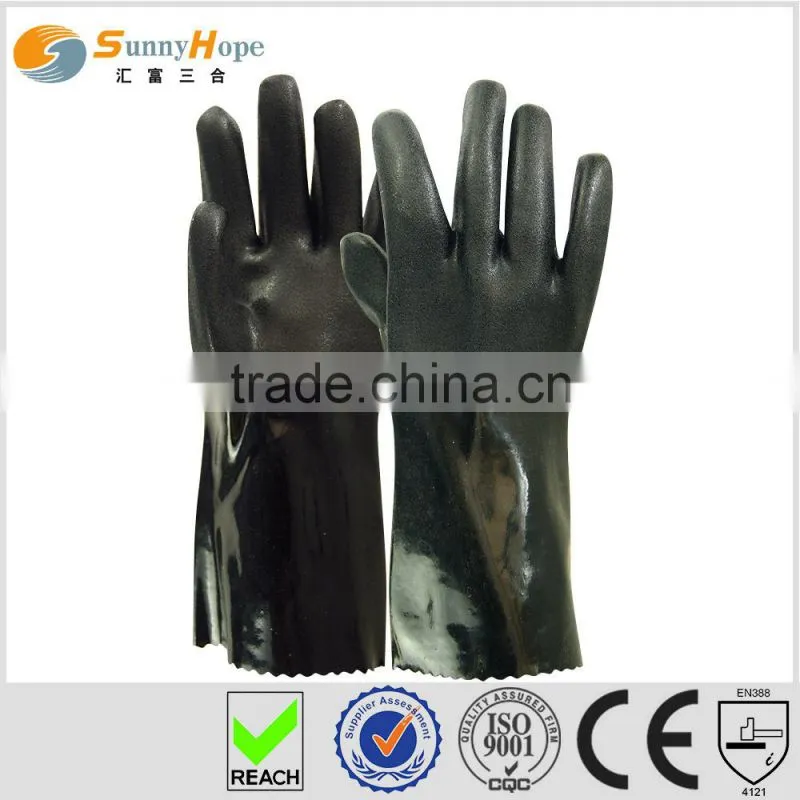 Sunnyhope pvc coated work gloves for industry,waterproof car wash gloves