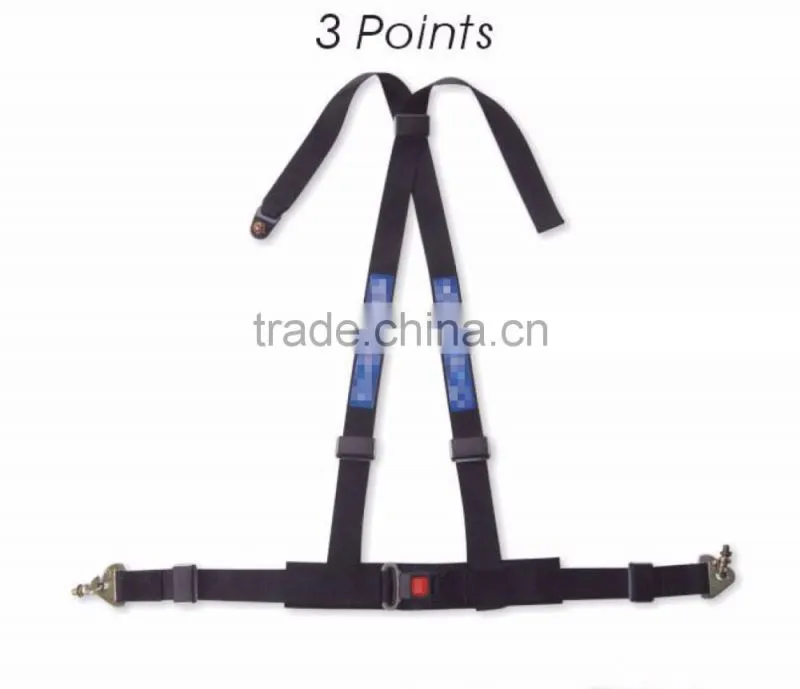 Three Points Safety Belt,racing seat belts,3 point racing harness safety seat belt