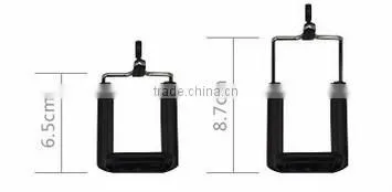 Extendable Self Timer Artifact Handheld Monopod Tripod Mount Camera Phone Clip for iPhone 4 4S 5C 5S 5, Samsung Galaxy S S2 S3 S