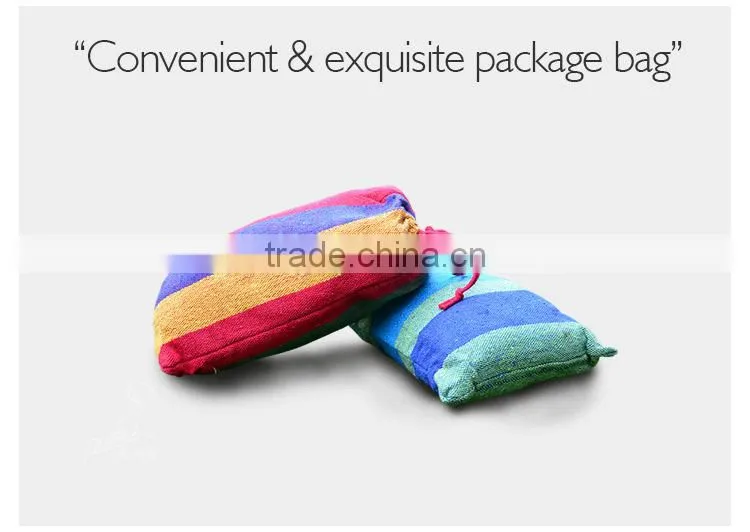 2 Person Folding Garden Hanging Cotton Portable Outdoor Camping Hammock