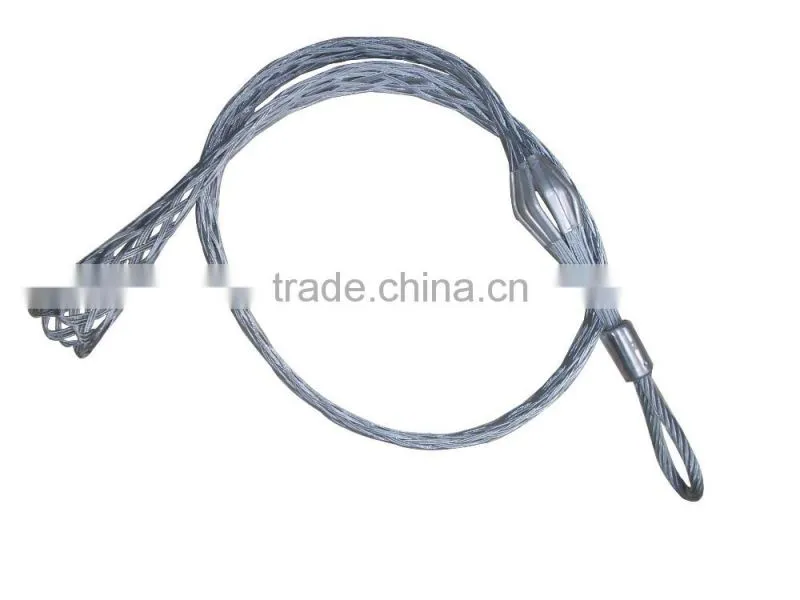 Cable Pulling Grips/Single eye double-weave cable sock
