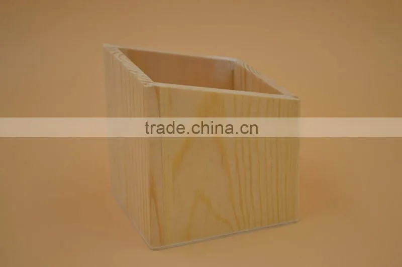 wooden office product stationery case