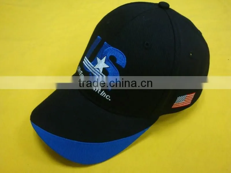 wholesale embroidery sport hat and custom 6 panels sport cap