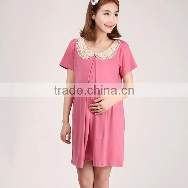 New arrival Maternity summer dress striped pregnant dress maternity clothing