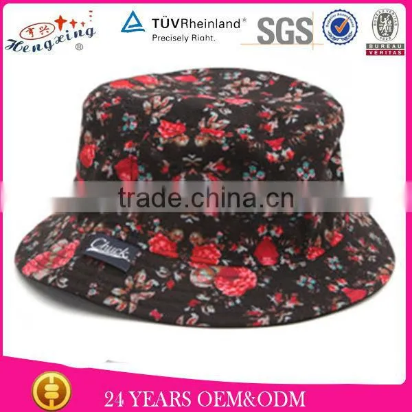 Custom Camo Printed Fabric 2014 Fashion Outdoor Sports Bucket Hats