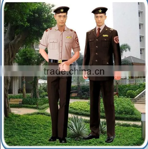 Polyester/cotton Guard uniform, public security uniform
