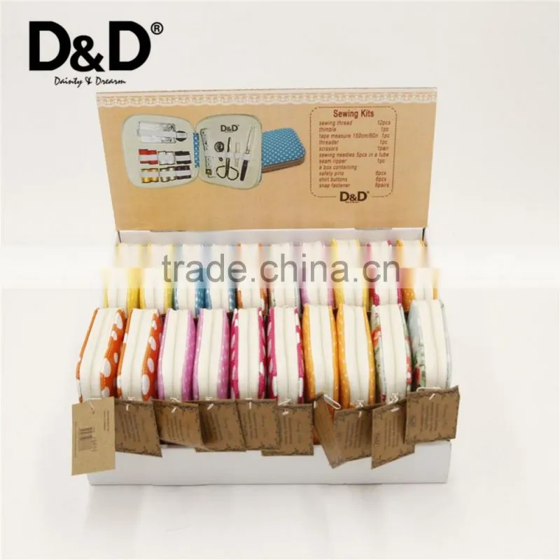 D&D Sewing Zipper Pouch Sewing Kit With Promotional Gift Sewing Accessories