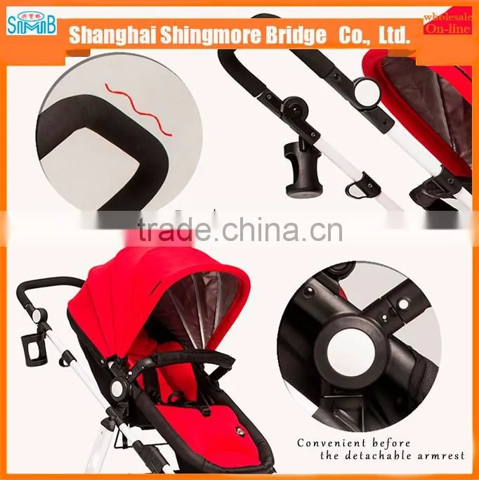 China baby stroller manufacturer best price wholesale luxury Aluminum Alloy frame baby stroller 3 in 1