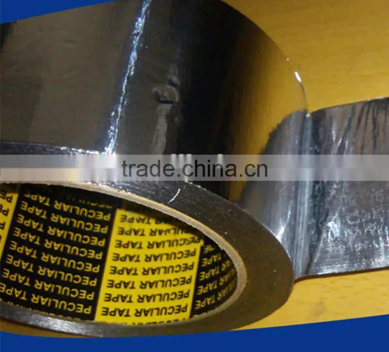 black fiberglass insualtion aluminum foil tape