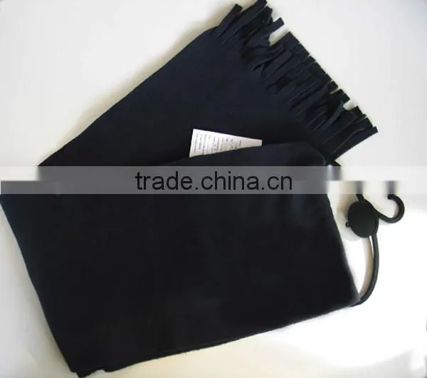 red color polar fleece scarf