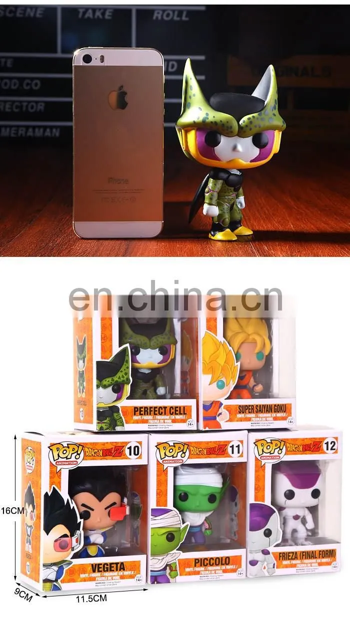 Factory DirectFUNKO POP Dragon Ball Q Cell Figure box packing
