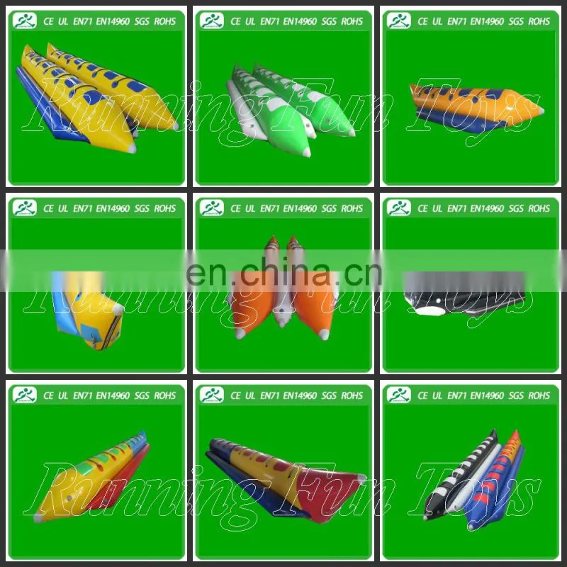 Customized inflatable banana towable boat FB25