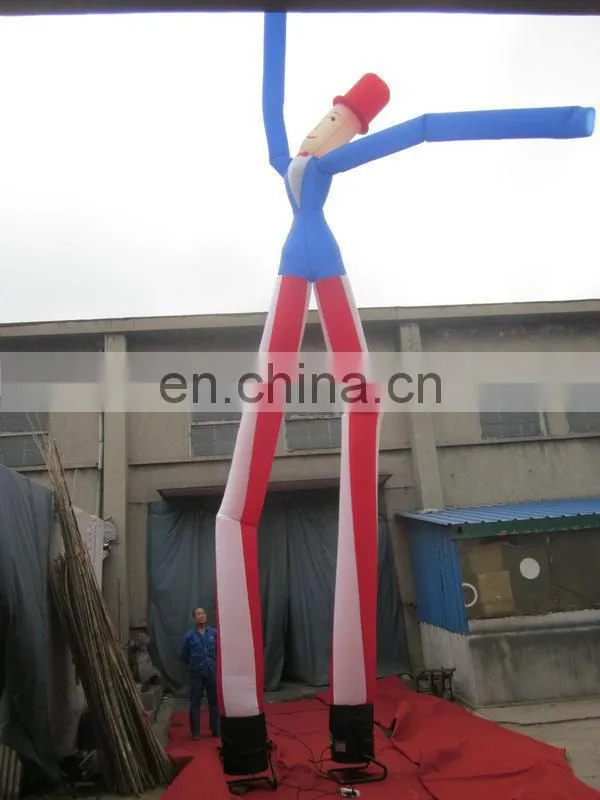 customized double leg giant dancing inflatable advertising man