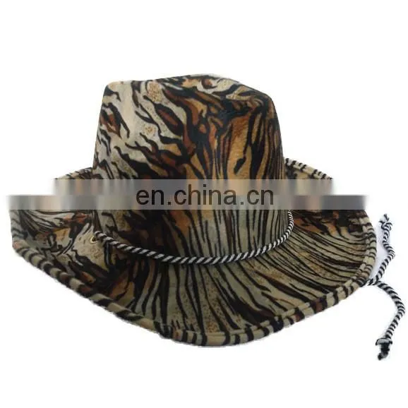 MCH-2099 Party Carnival novelty cheap adult pattern floppy hat wide brim fedora hat