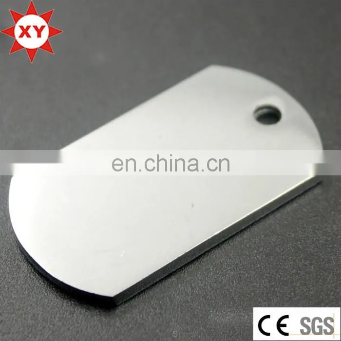 Custom laser or printing logo blank tag for souvenir