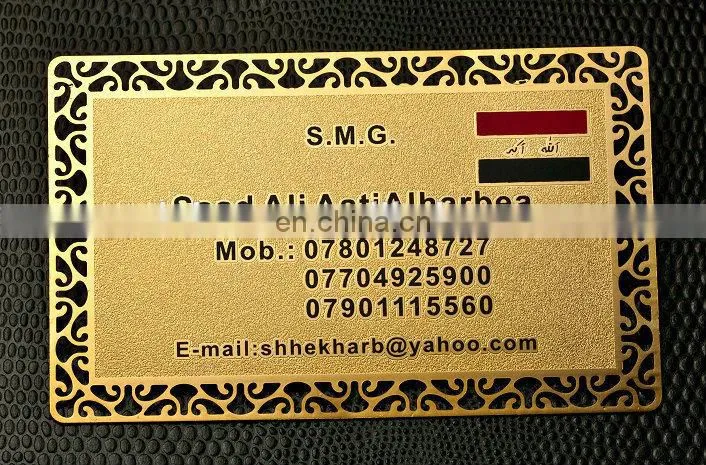 New technology business gift smart luxury metal card
