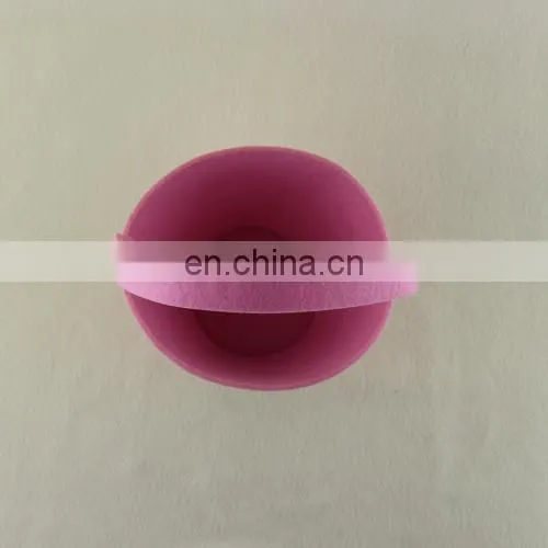high quality & low price Non-woven fabric basket with flower