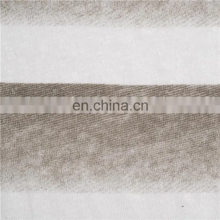 Closeout 100% Linen Print Jersey Fabric
