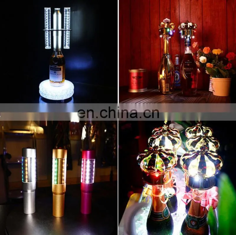 bar club restaurant shinning Hot Sale Barware LED Strobe Baton Champagne Bottle Sparklers