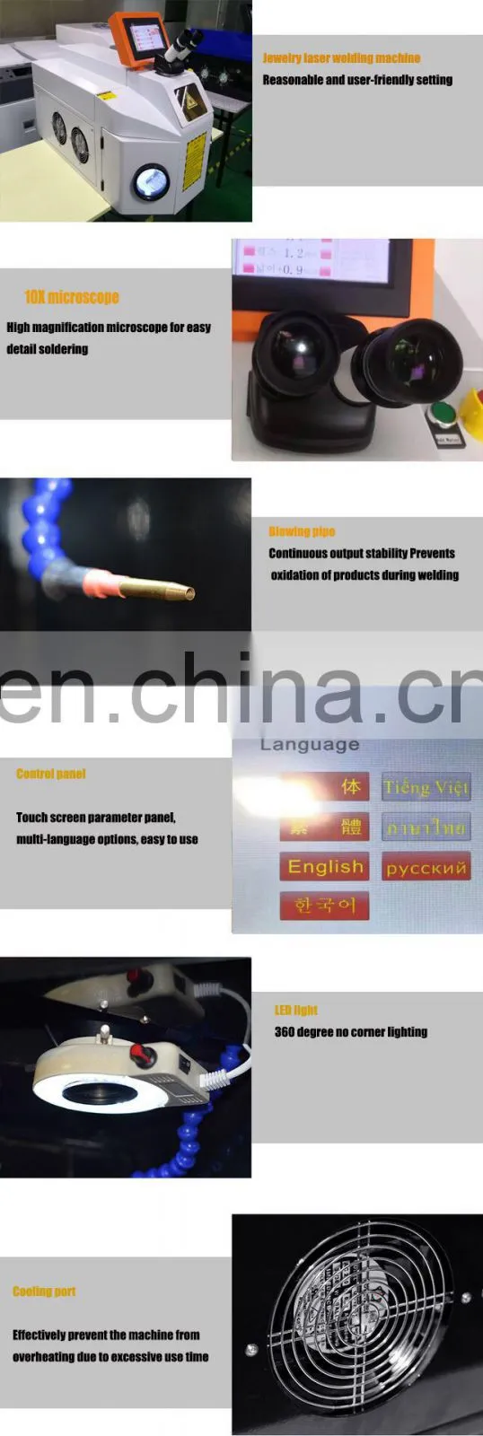 Jewelry Laser Spot Welding Machine Jewellery Welder Goldsmith Tools for Gold Silver Soldering