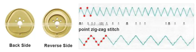 UN2284DD High speed direct drive zigzag machine with automatic thread trimmer zig zag sewing machine price good