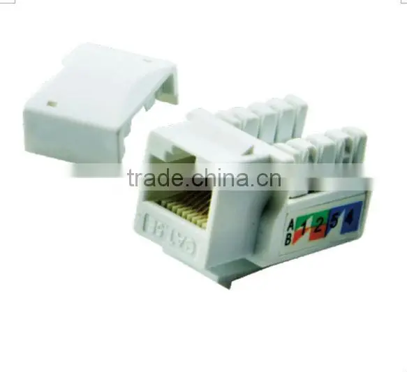 shielded UTP Cat5e RJ 45 keystone connect Jack