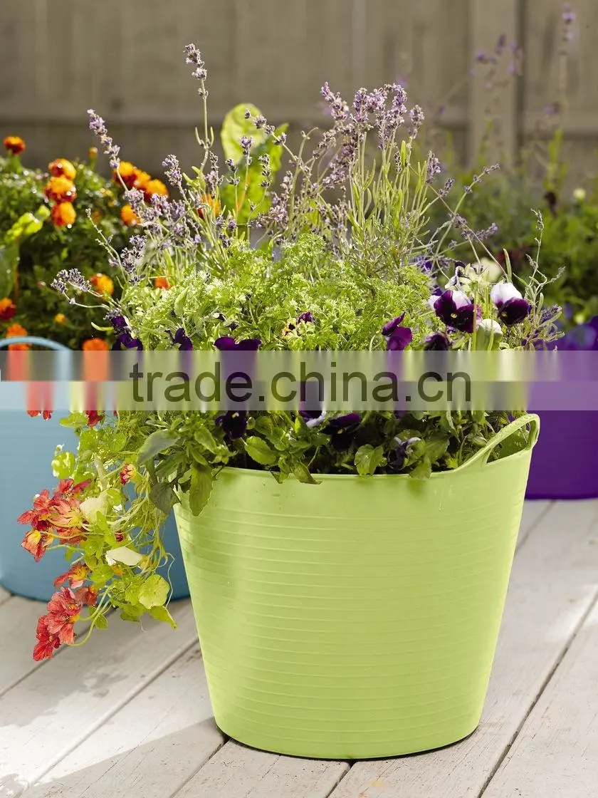 Plastic Garden multifunction colorful Self-Watering TubTrug Planter