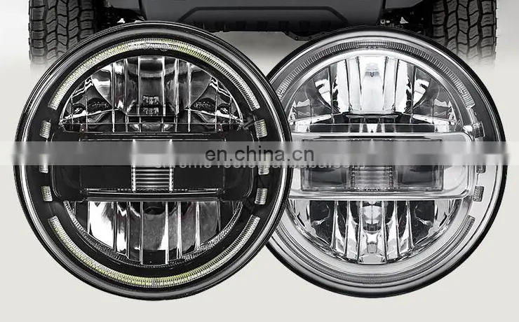 7inch Led Headlight For Jeep Wrangler JK lens Led headlight auto parts Made in China