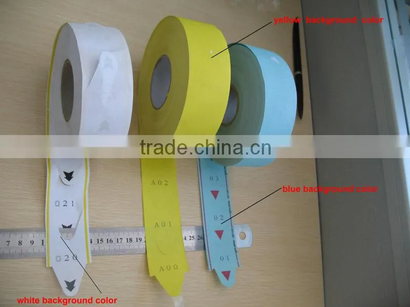 simple queue ticket -T-80/ clinic hall admission ticket /Outpatient ticket white background color