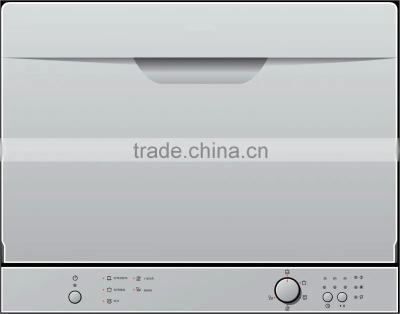 SAA/MEPS/WELS 6 sets tabletop dishwasher for home or hotel