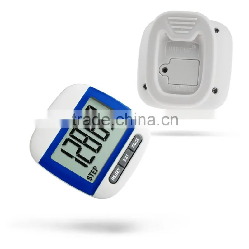 China Supplier 3 Silicone key Count Step Pedometer