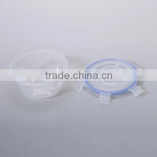Circular microwave fresh-keeping box Edible tableware plastic